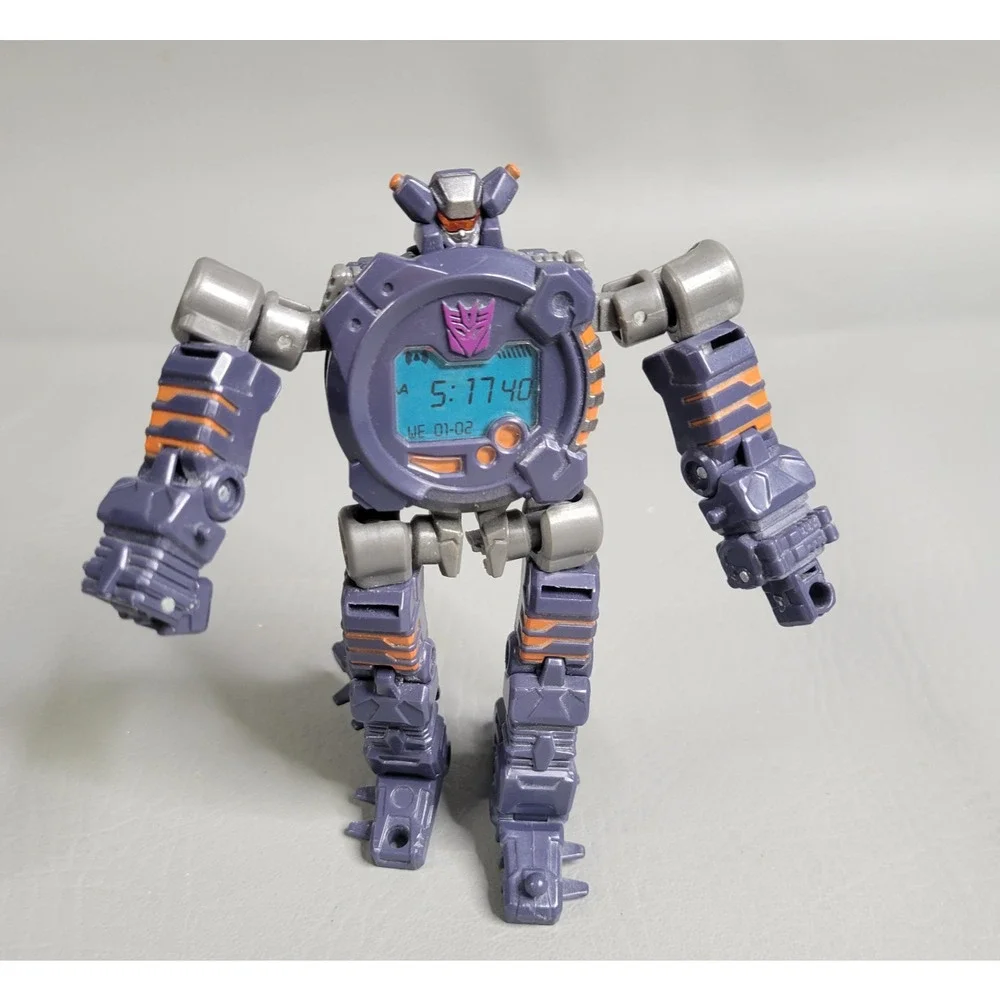 Transformers Real Gear Robots 2007 Decepticon Zoom Out 25X Meantime Watch Figure